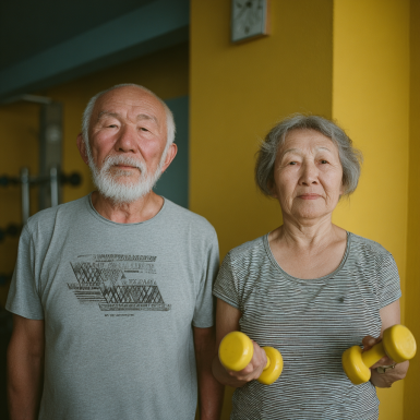 Professional fitness trener bilan mashg'ulot